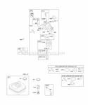 Carburetor Fuel Supply Diagram and Parts List for 122132-0110-B8  Briggs and Stratton Engine
